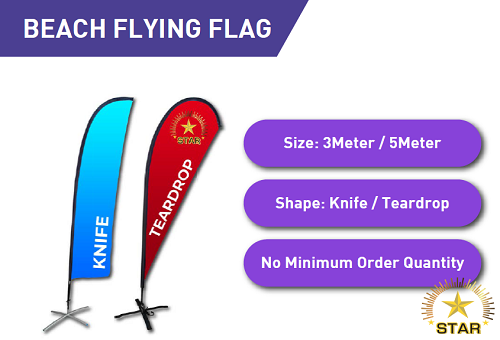 Customize Beach Flying Flag / Feather Flag